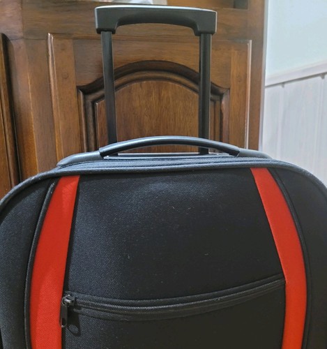 Trolly mit zwei rollen - trolly, schwarz