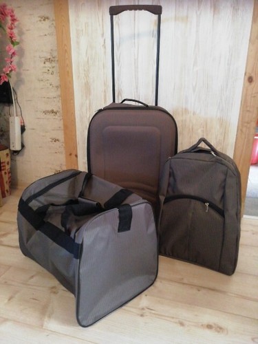 Kofferset teilig graubraun - 3, teilig,